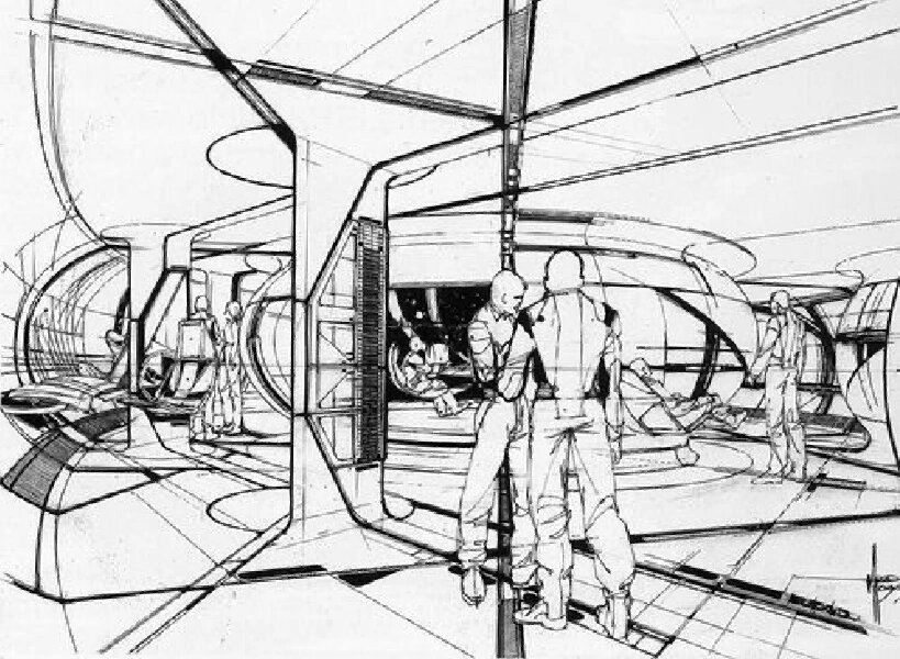 科技感满满的手绘作品!