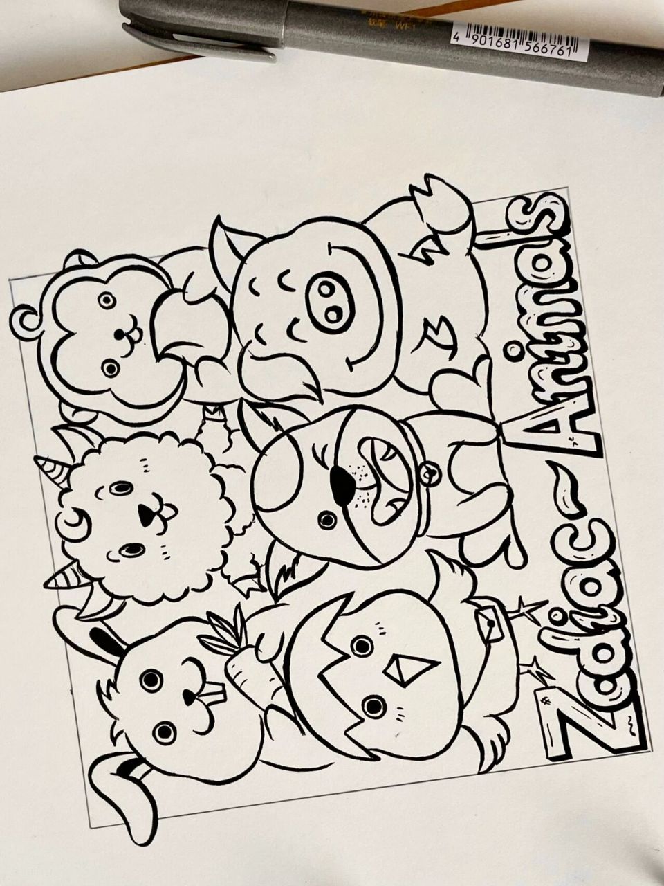 艾特朋友给你画你专属的生肖动物|简笔画 十二生肖简笔画下集来啦～上