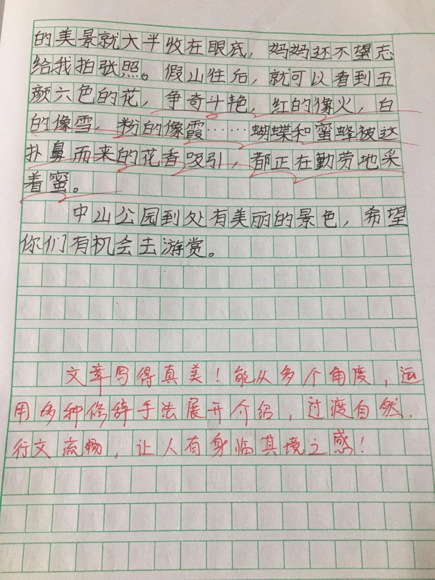 四年级下册作文