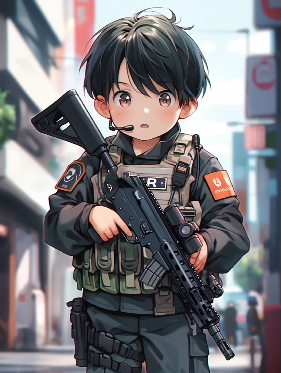 特警系列头像|帅萌特警出任务啦