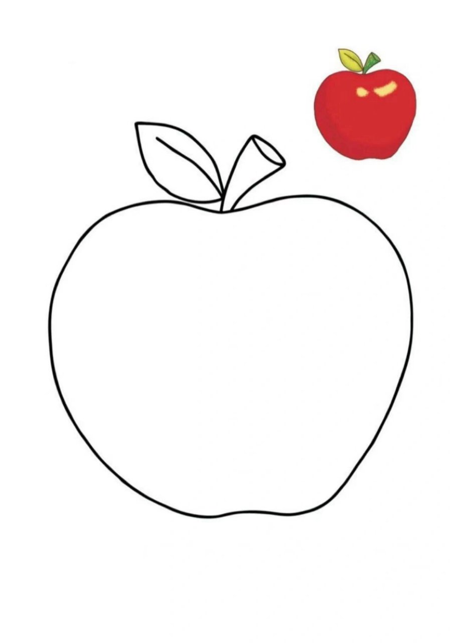 水果涂色可打印