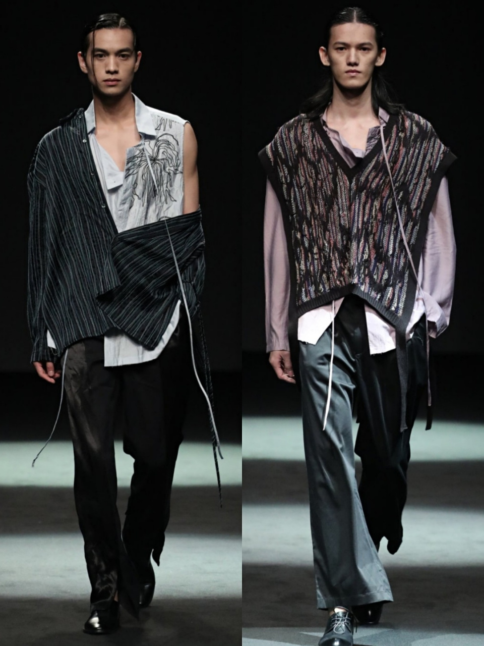 栋梁runway ×danshan 2021aw 东方美,真的是很别样的美.