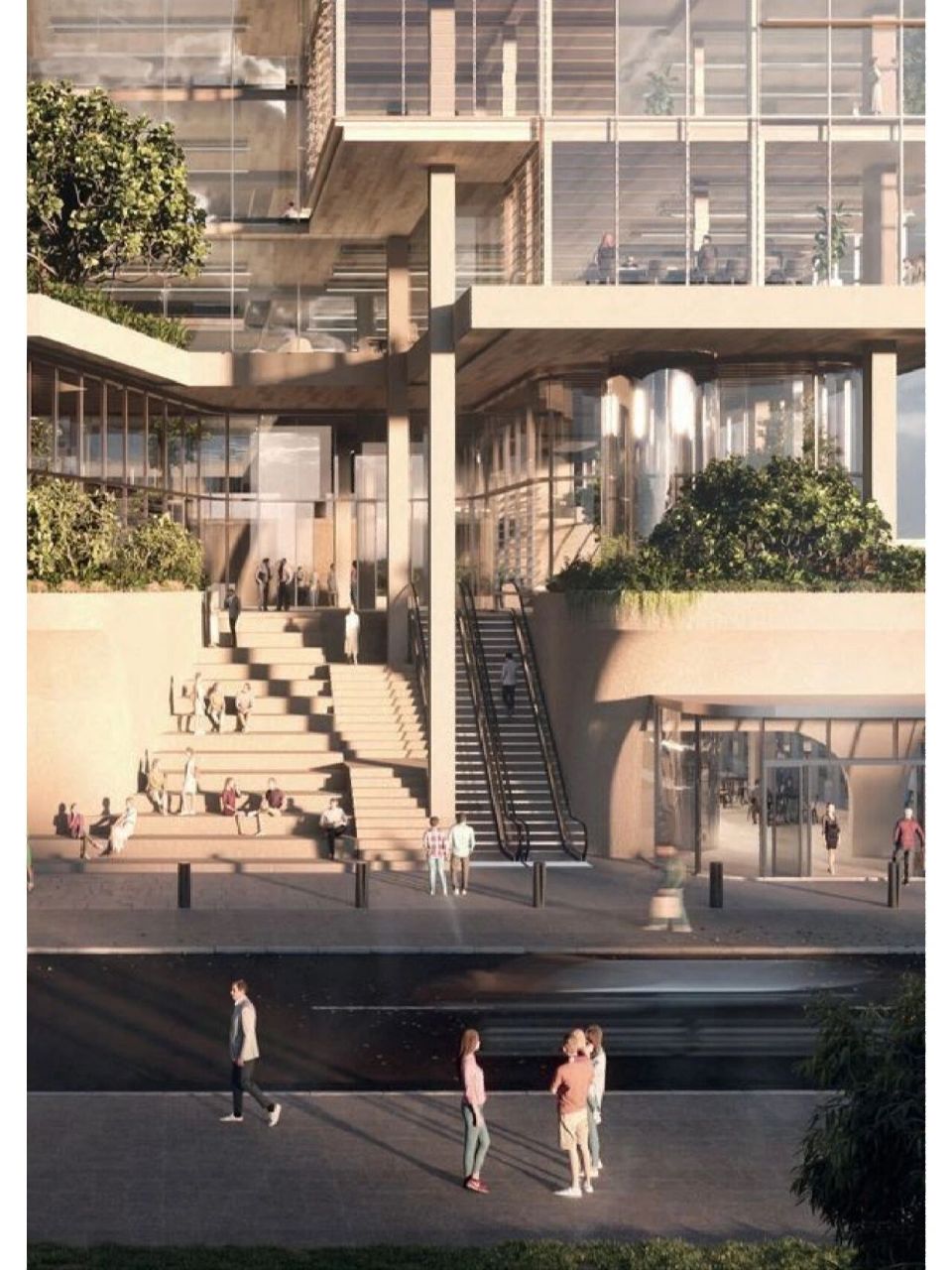 建筑设计灵感|架空层灰空间 架空层|高差处理|景观台阶设计|灰空间