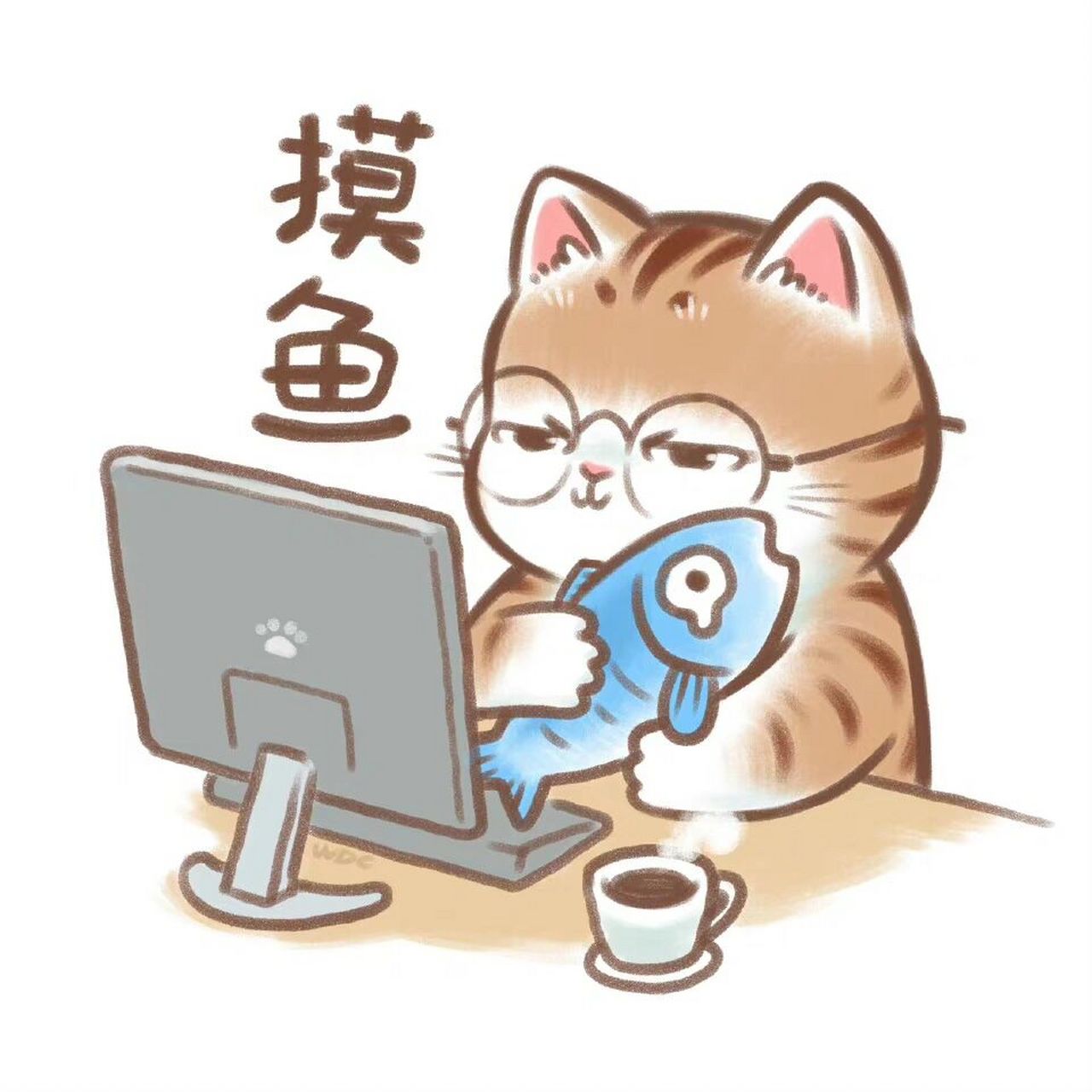 超可爱的橘猫头像