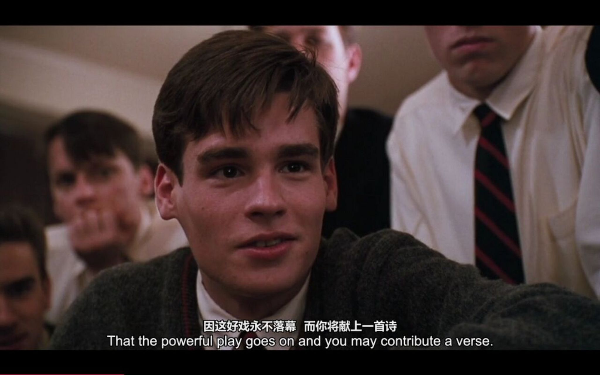 《死亡诗社》 "oh,my captain ! my captain!" 浪漫主义真的太戳我了!