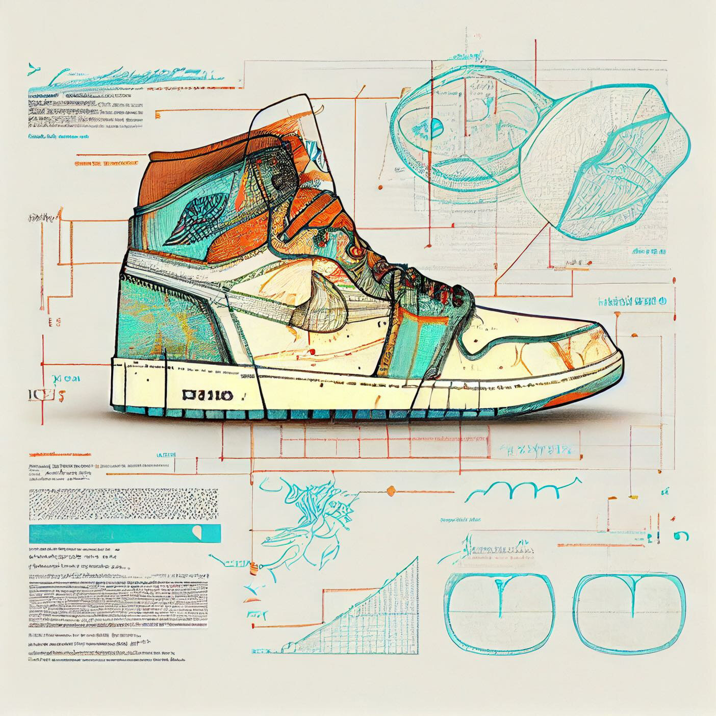 快来选择你最喜欢的一双aj1设计稿吧
