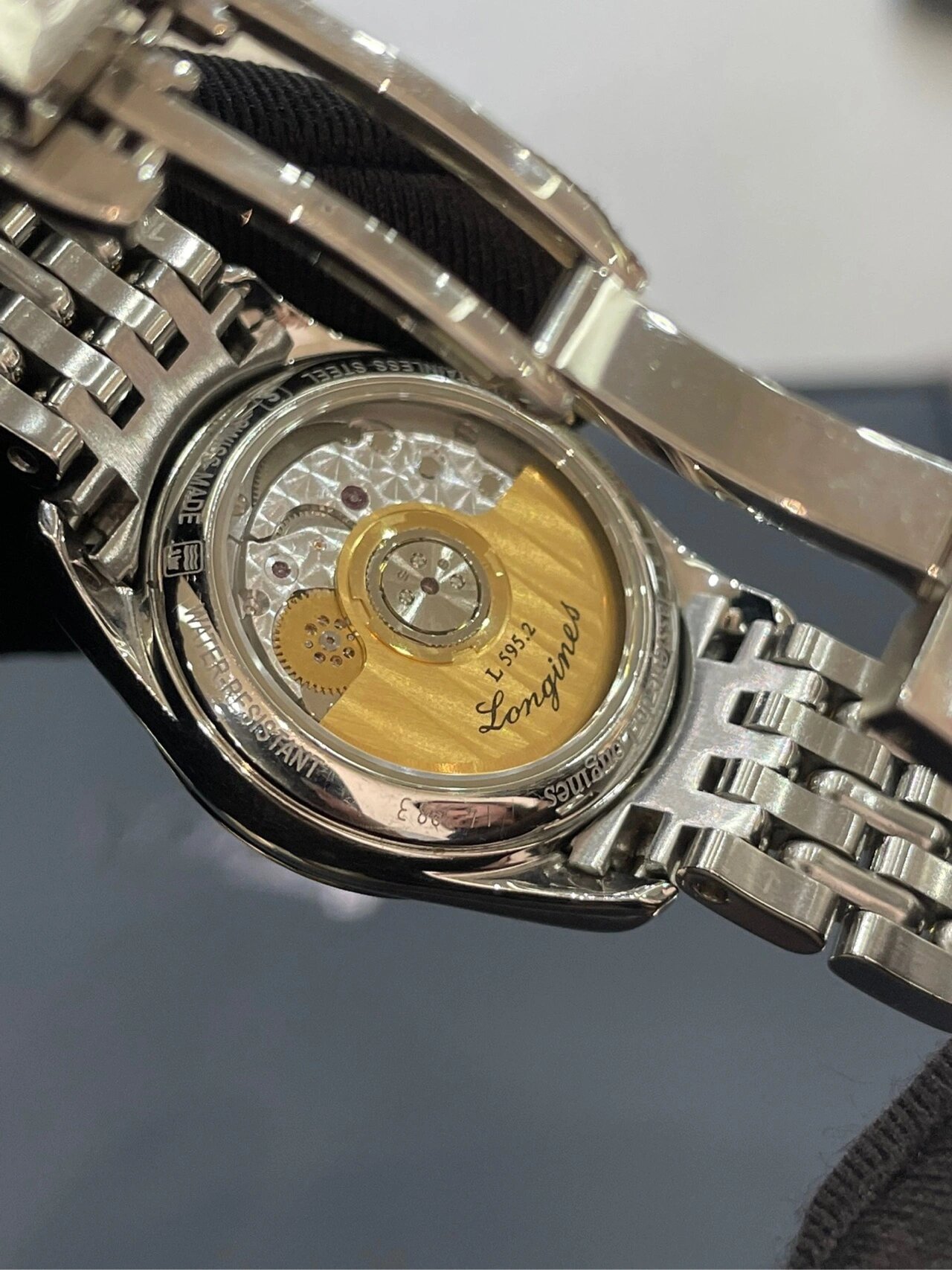 浪琴雅致904xxx 98新原始成色浪琴雅致系列带保卡盒子钻刻16年 l4.