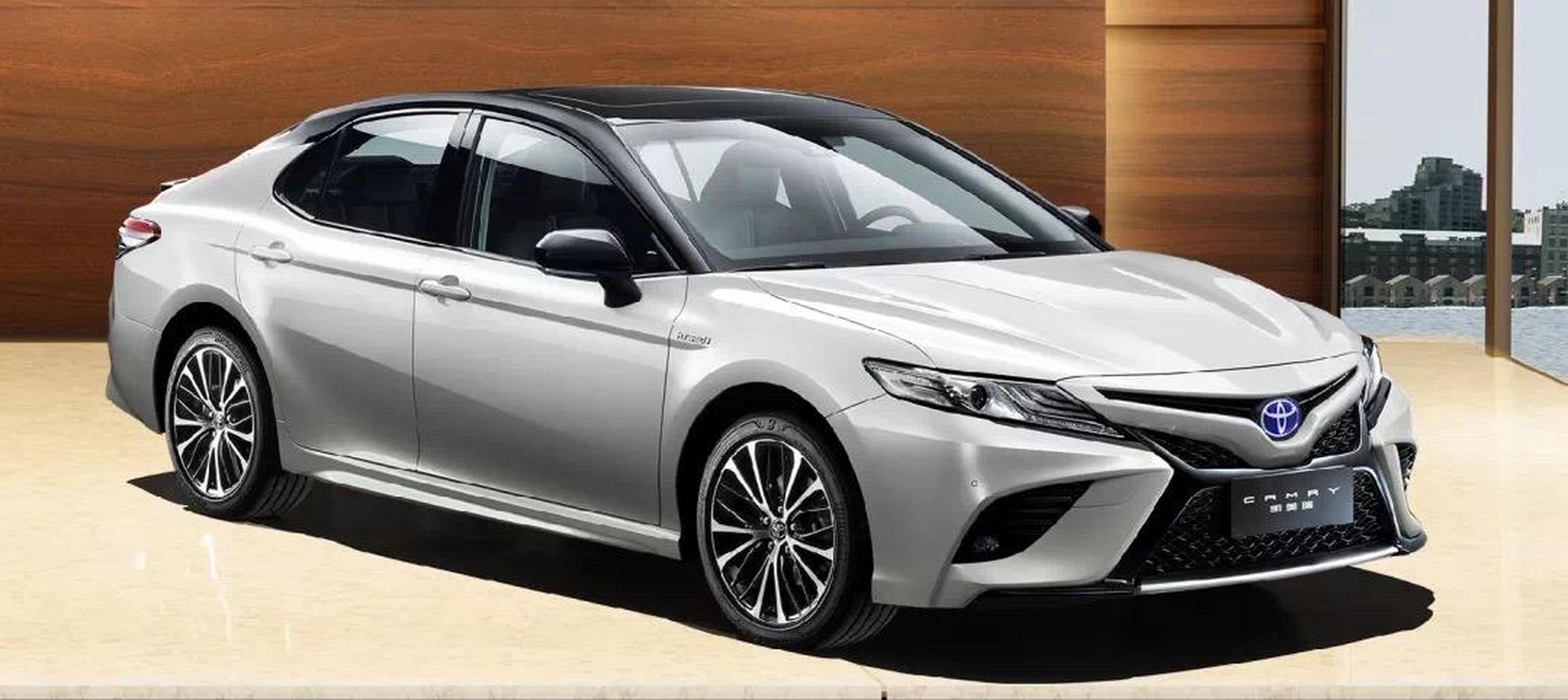 凯美瑞双擎锋尚版白身黑顶.