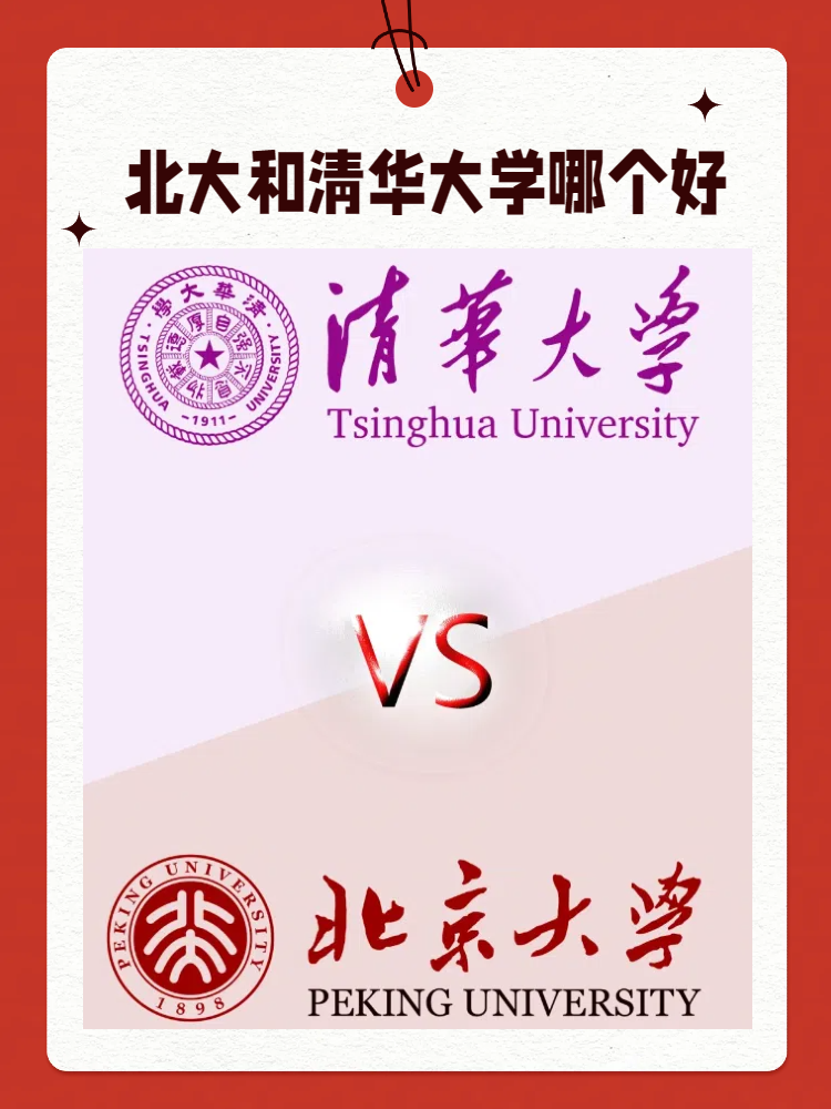 北大和清华大学哪个好