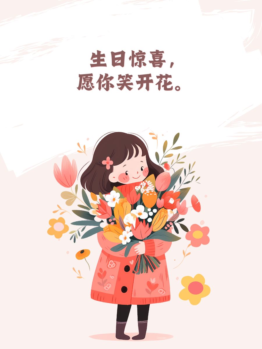 抖音很火的女儿生日短句  小公主