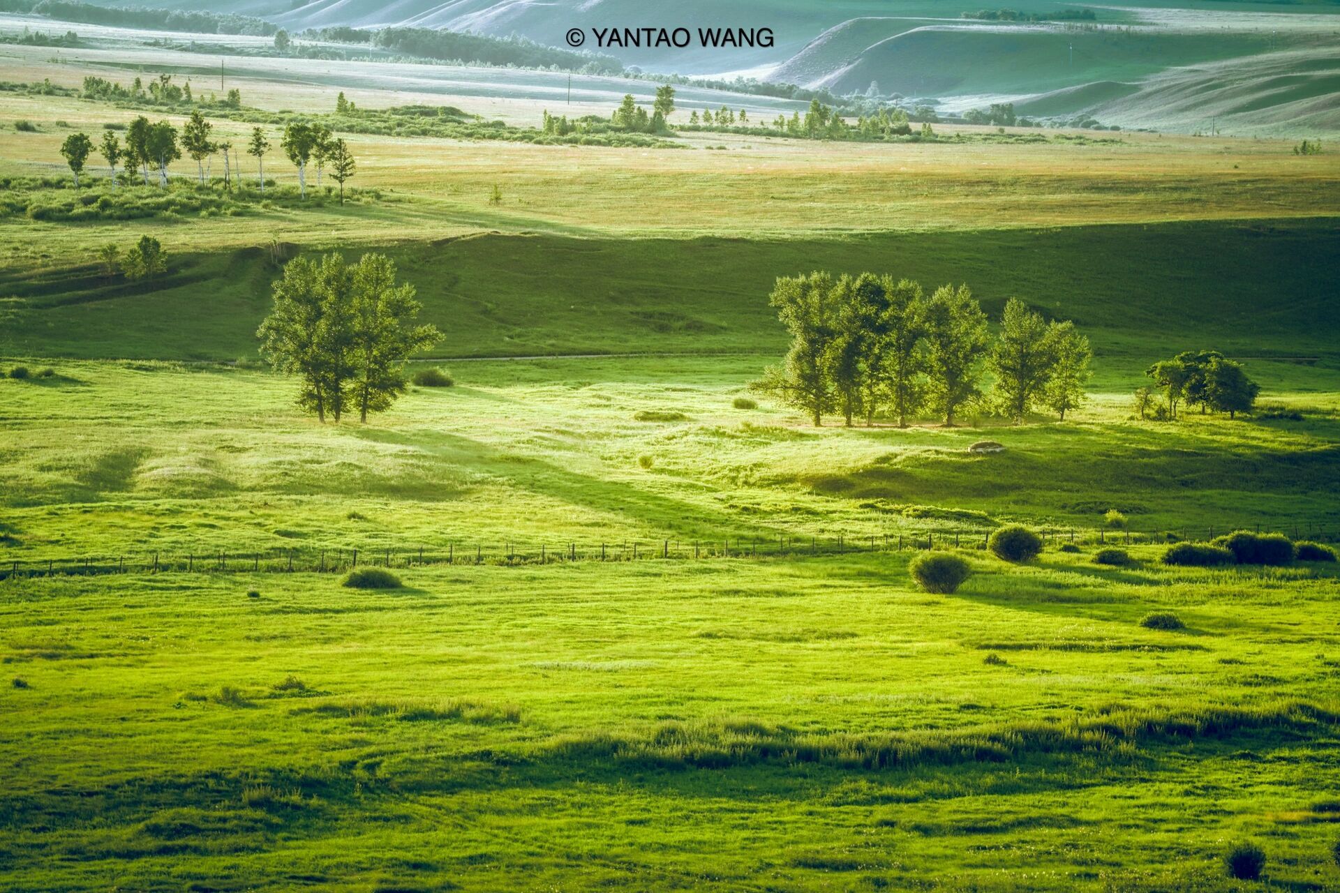 呼伦贝尔-乌兰山 乌兰山太极八卦图,这里是额尔古纳河畔的最高峰,被称