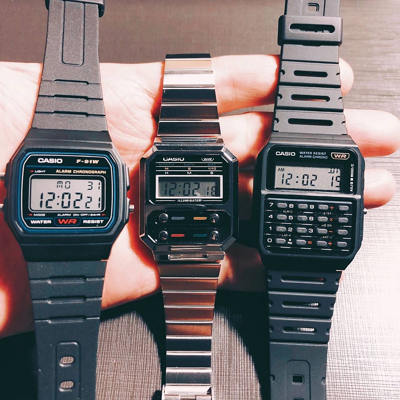 casio f-91w    路过表店买了支卡西欧f-91w 210hkd