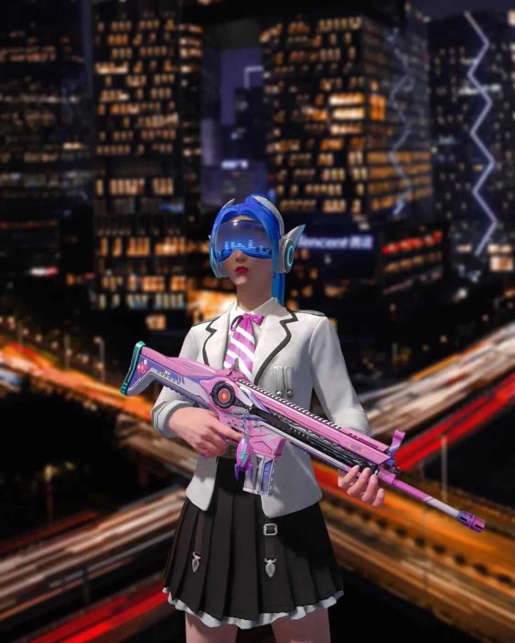 和平精英壁纸 梦幻火箭头发 衣服