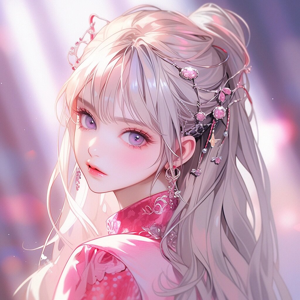 女生头像|粉色系