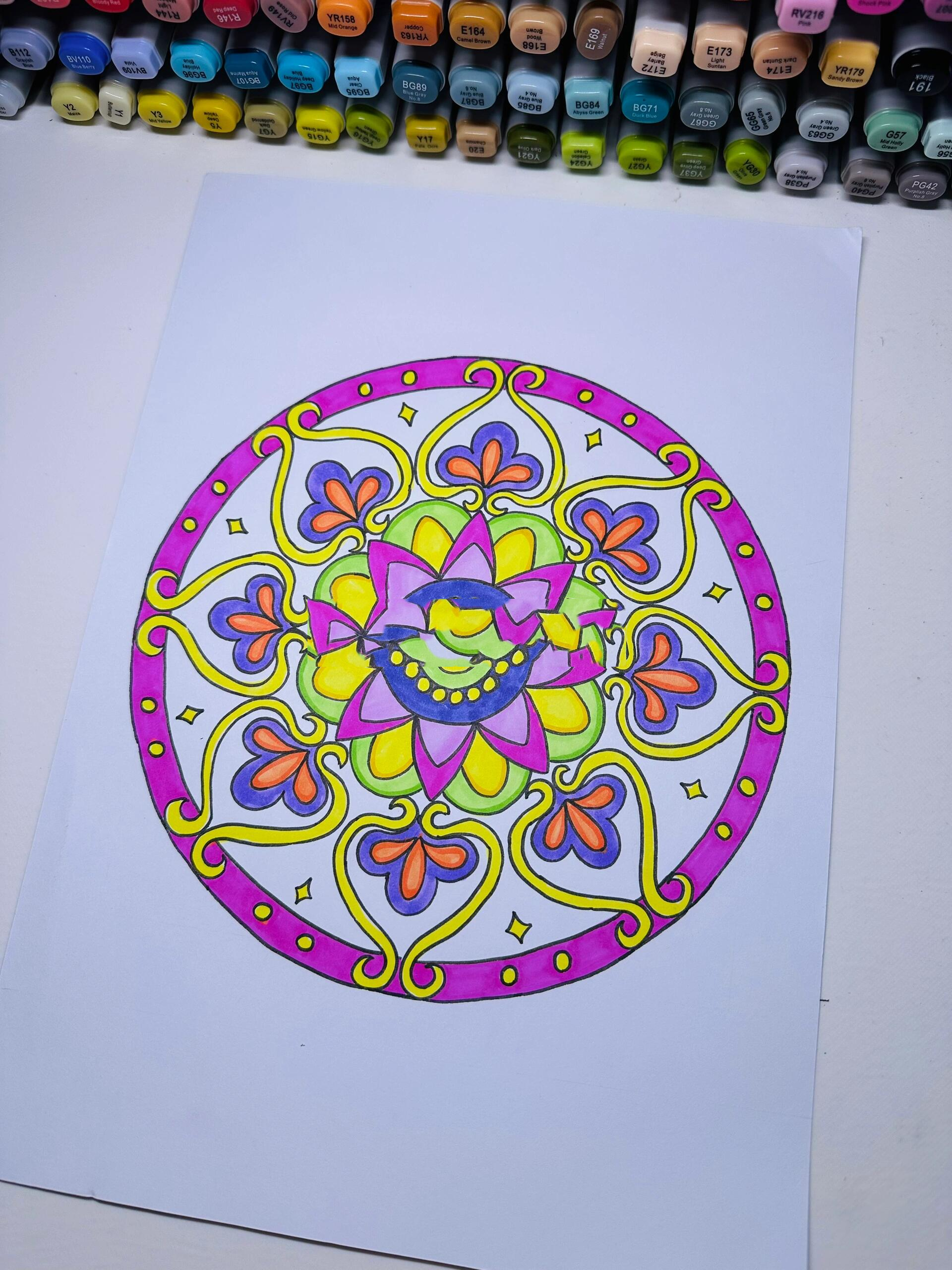 数学平移,旋转,对称图案设计