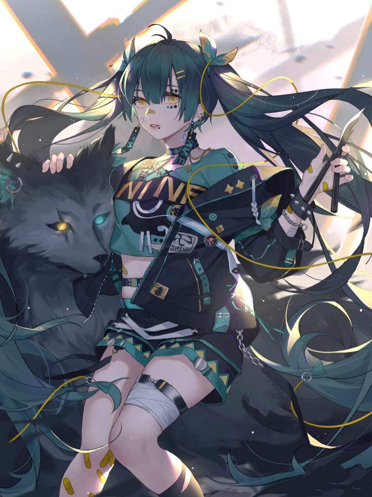 酷炫御姐狼女孩系列头像