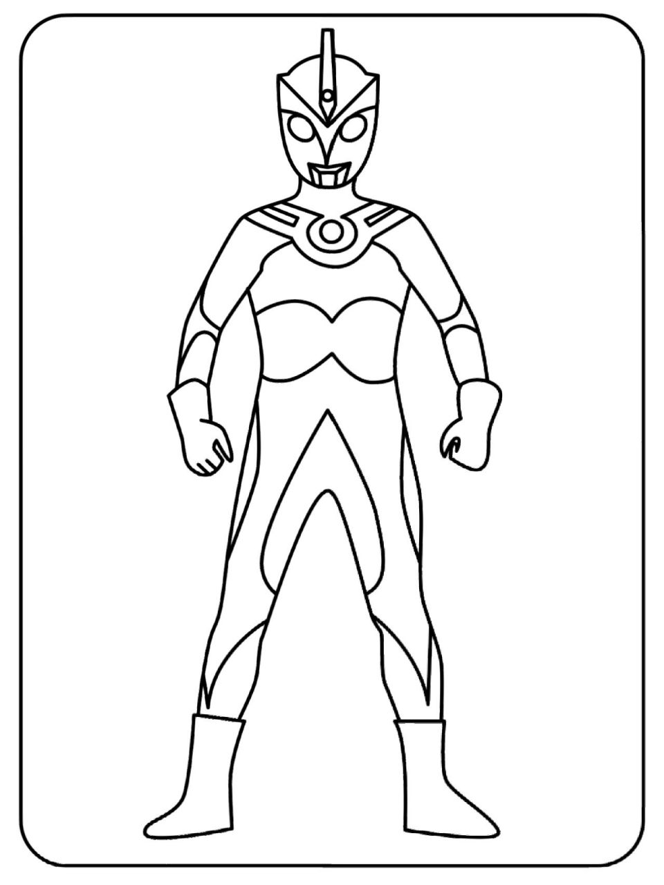 97孩子超爱的奥特曼涂色素材|全册120页 97用涂色的方式培养孩子