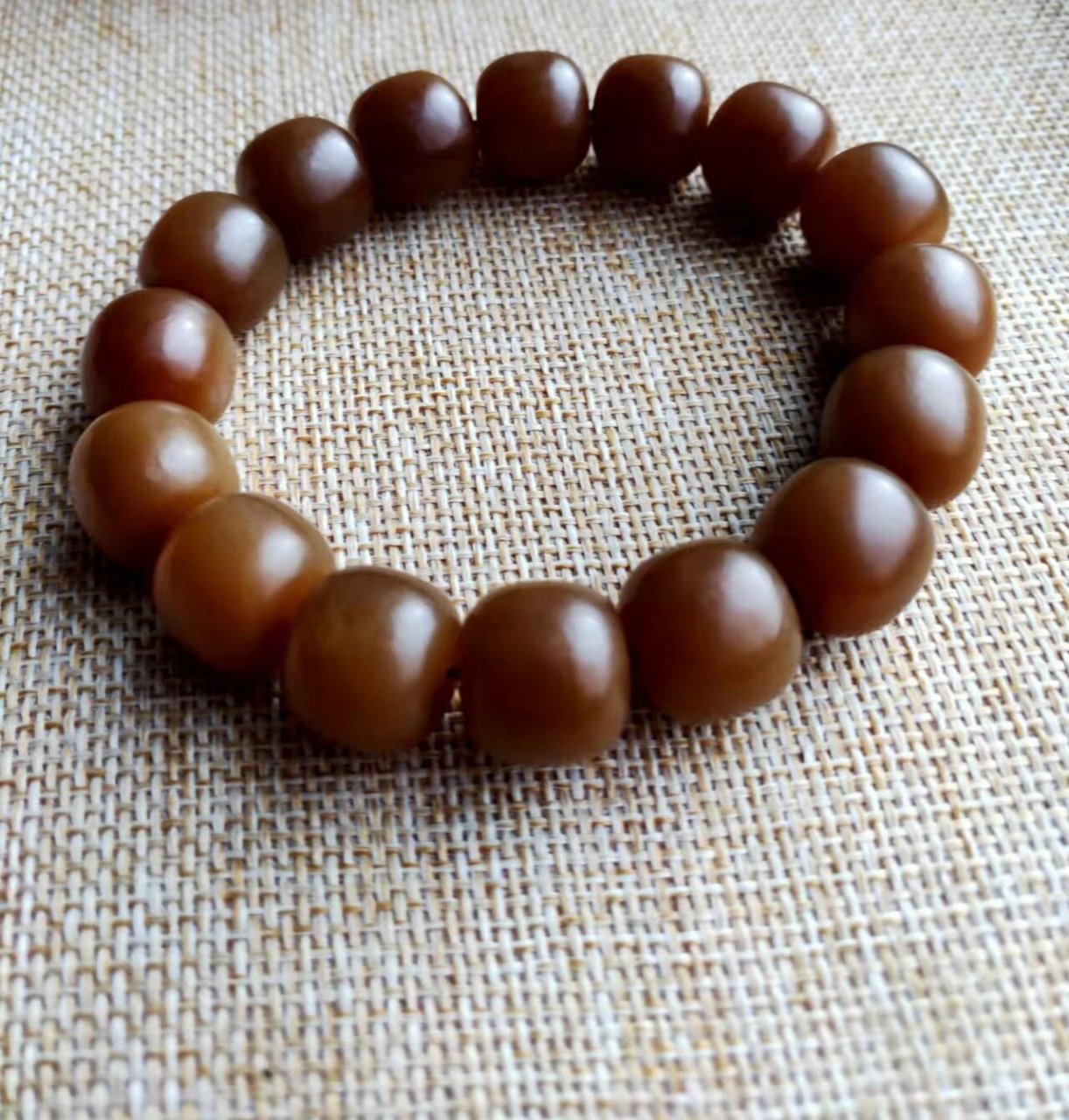 且末红糖手串 这是一串高品质的糖玉手串,且末金山老红糖,真正的老