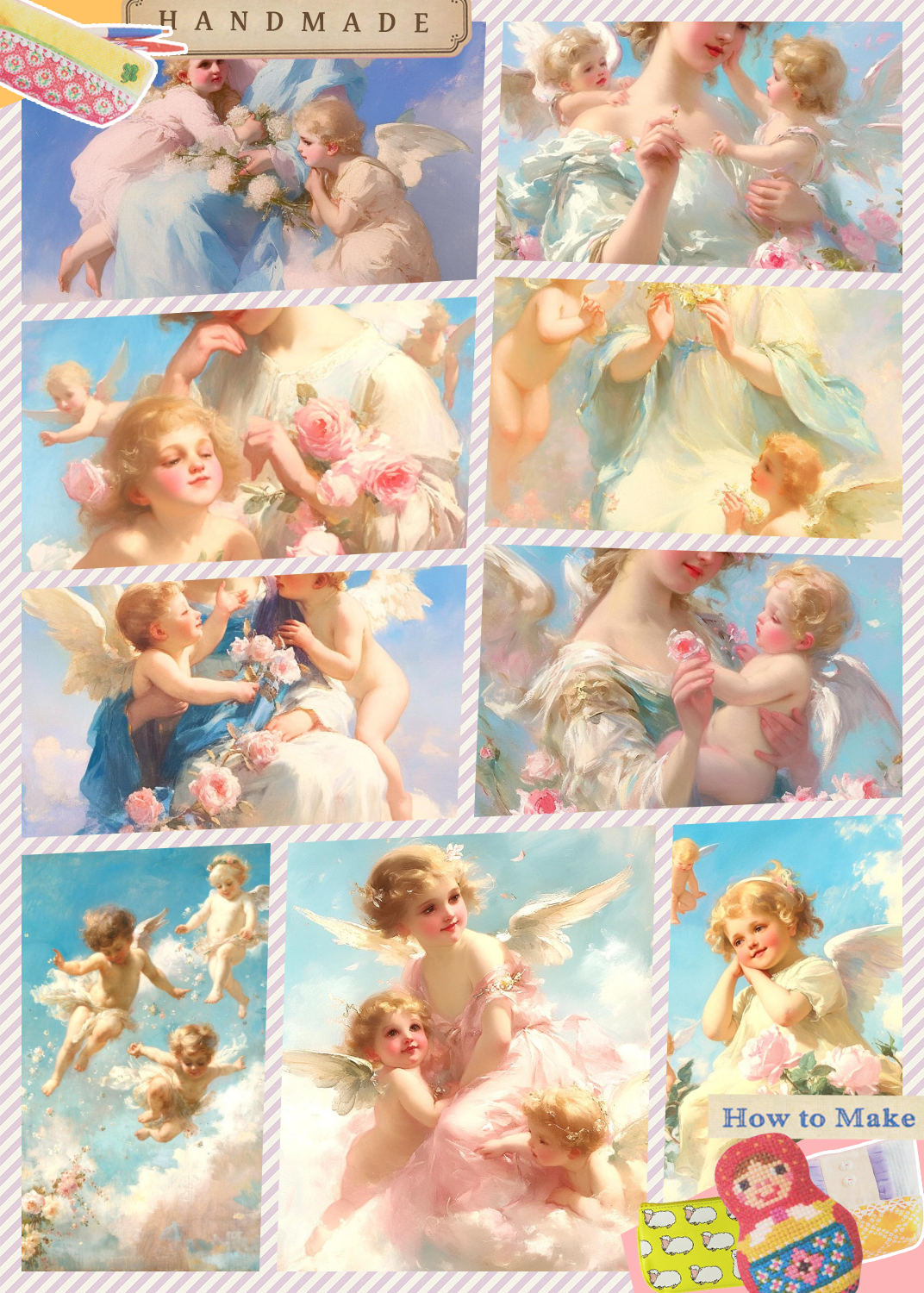 今天要分享给大家的是一幅充满纯洁气息的油画