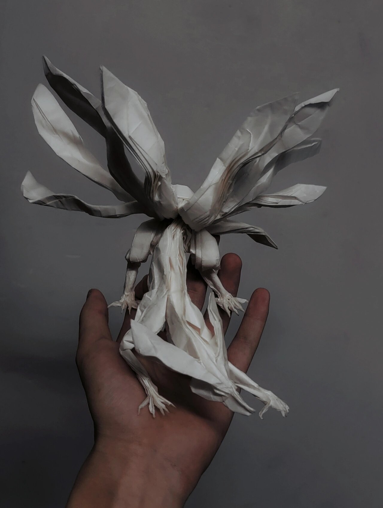 一张纸折的九尾狐