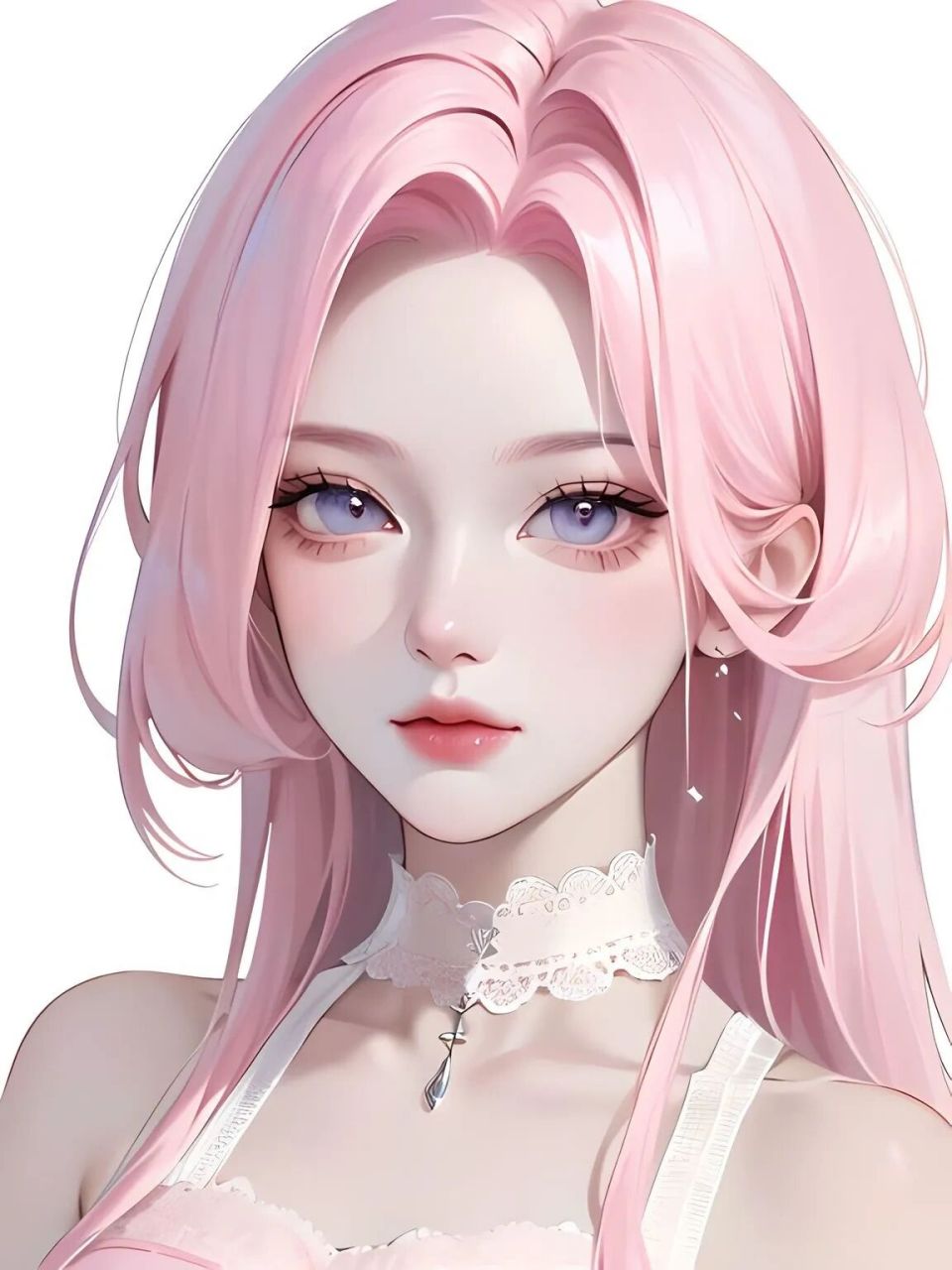 粉色纯欲·女生头像          图片由mewxai生成