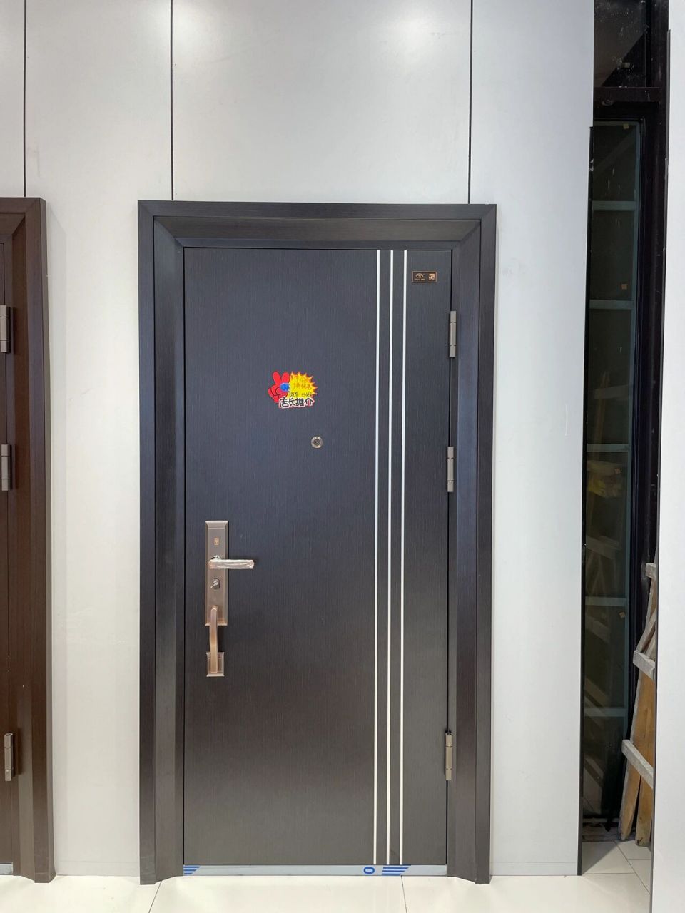 防盗门|步阳—居之兴 居之兴|平板设计 拉丝纹油漆 金属线条层次 快快