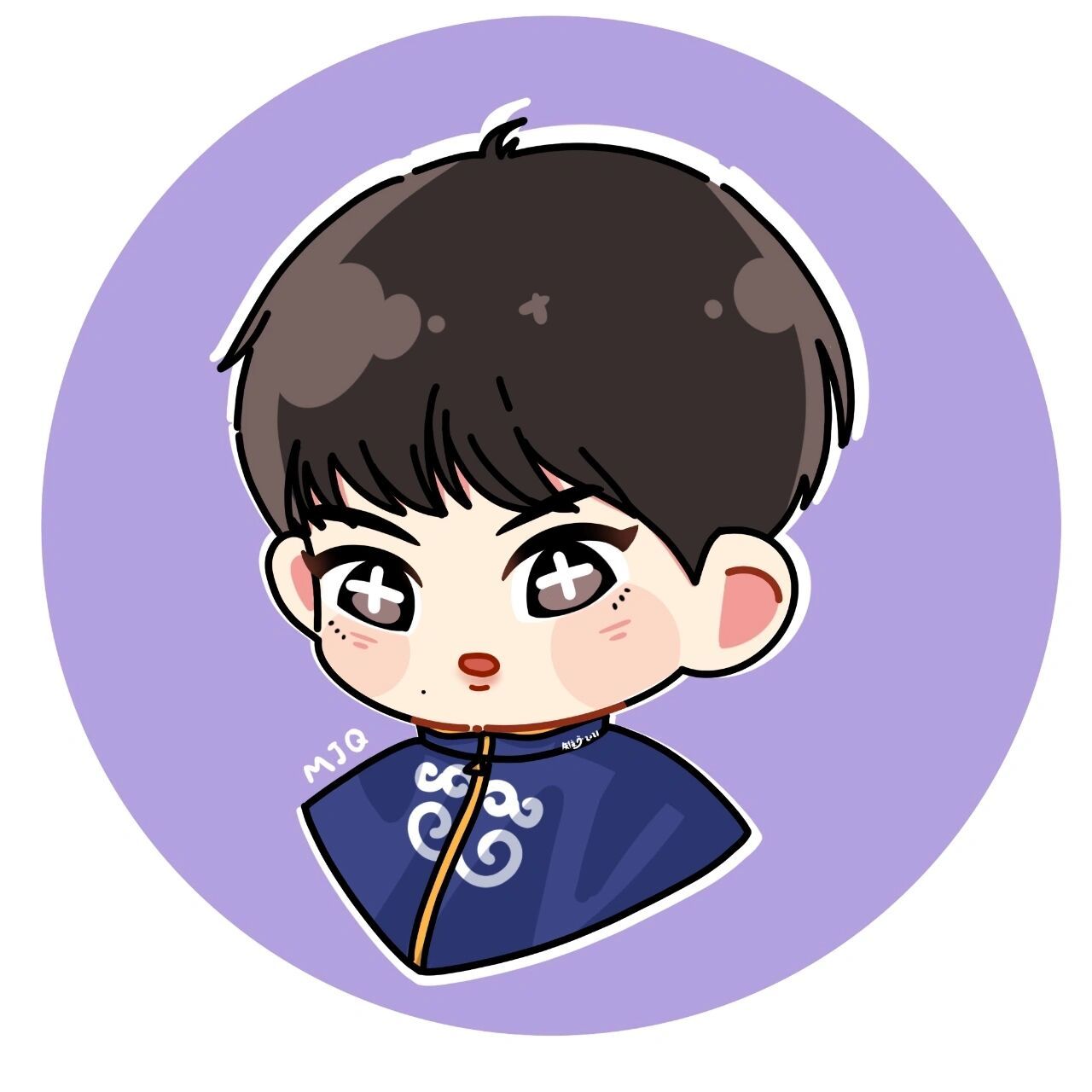 时代少年团头像合集 小炸们的q版终于全都画完啦~最后还画了爆米花.