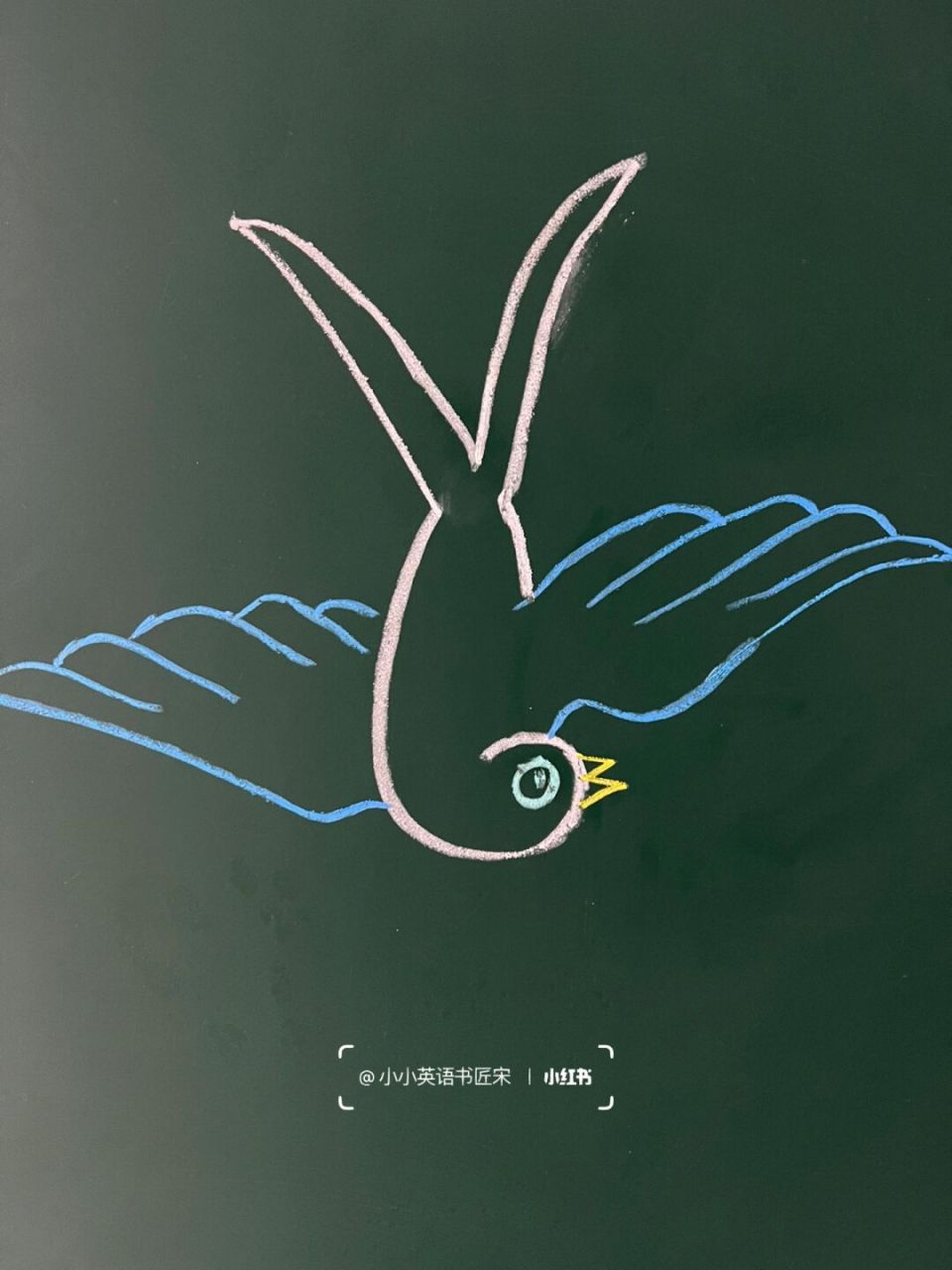 用数字6画燕子(swallow )秒会 今日分享用数字6画燕子,具体操作如下 1