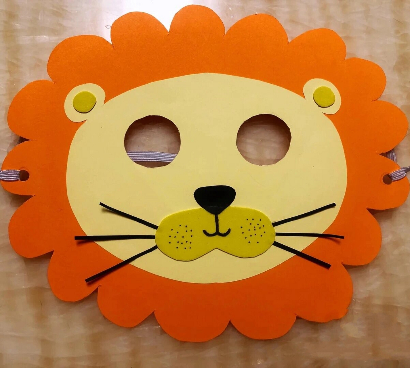 幼儿园面具素材 不容易呀 手工动起来 几毛钱的欢乐9999