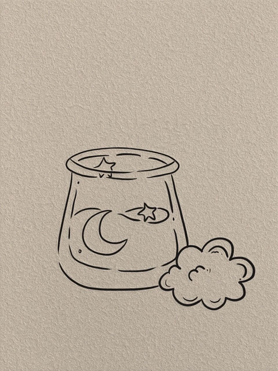 简笔画过程~ 今天是美美的星空许愿瓶! 来自 吧妹