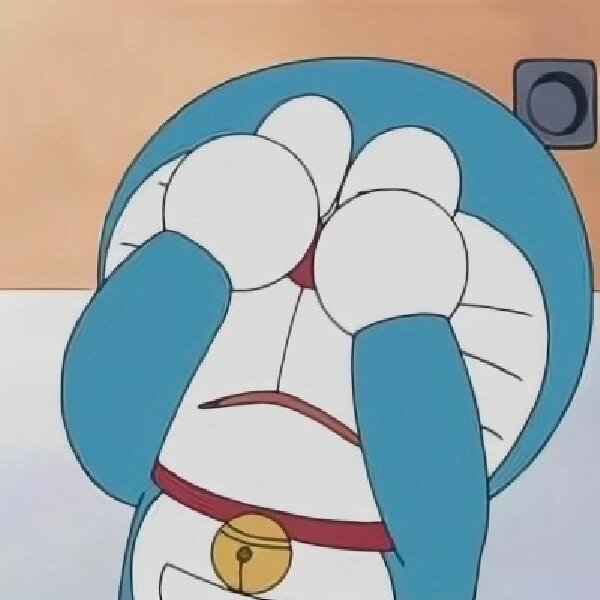 哆啦a梦表情包16 不看不看不说不说