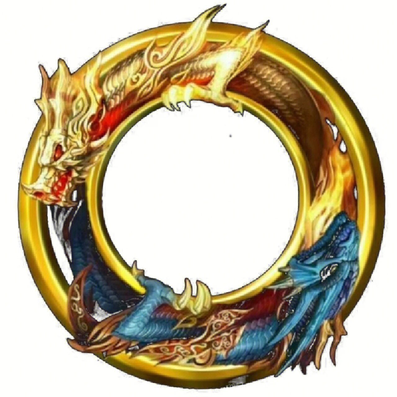 龙头像框png免抠素材 #头像# #免抠素材# #png素材# #素材# #素材分享