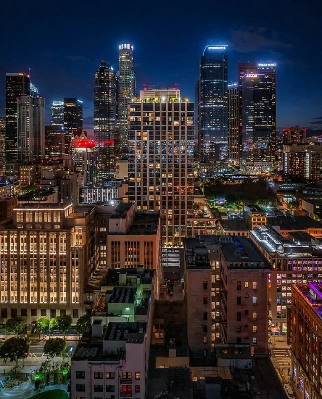 谁还没看过洛杉矶的夜景9694绝美
