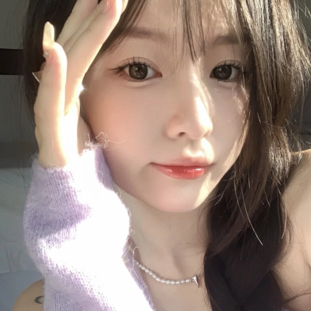 稀有女生真人头像 要无水印的私我哦