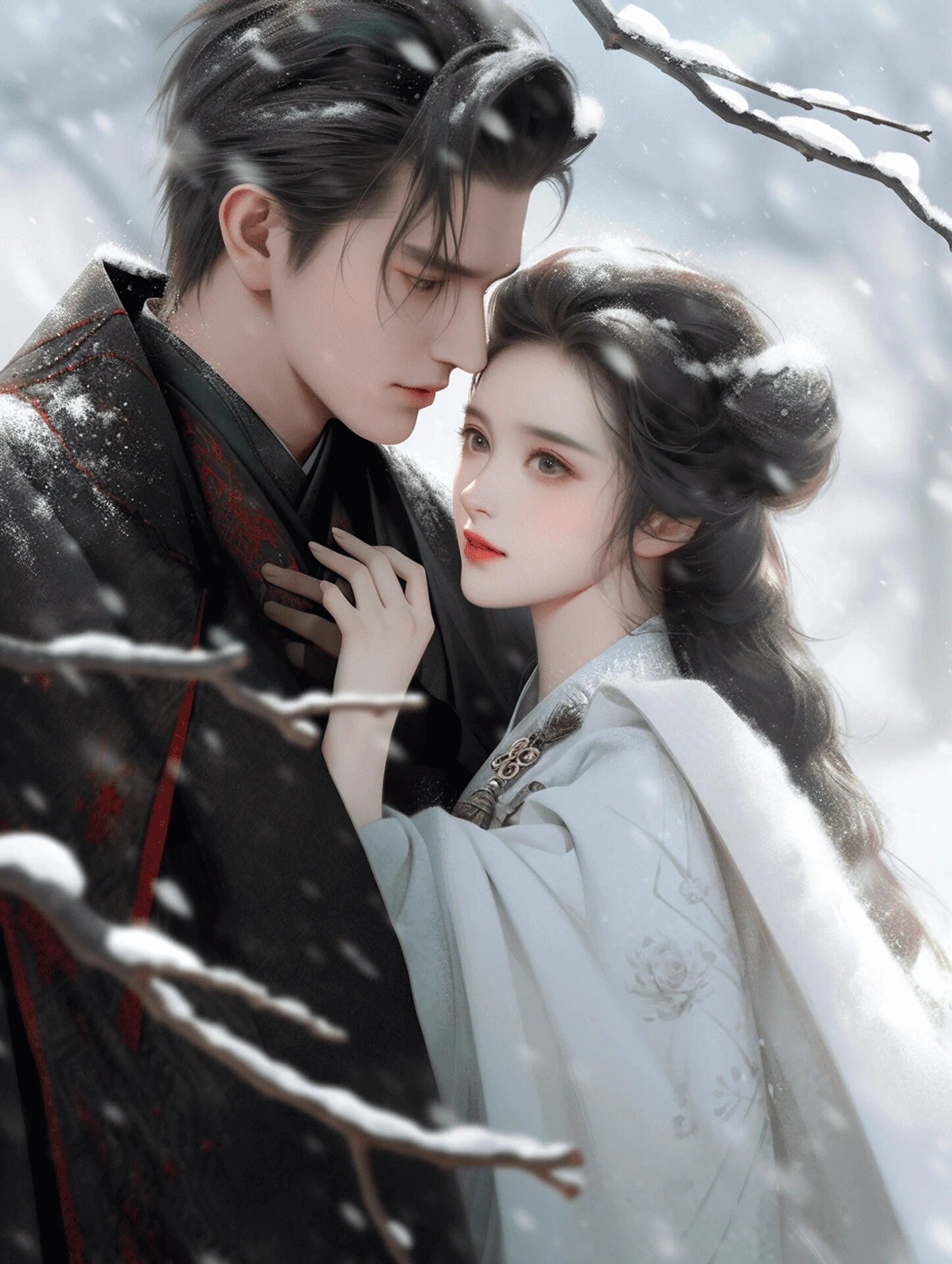 雪中情头|古风壁纸