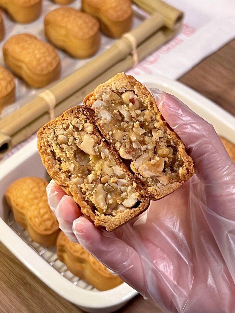 长辈都爱的香酥花生月饼04超详细教程97 【香酥花生月饼】 05