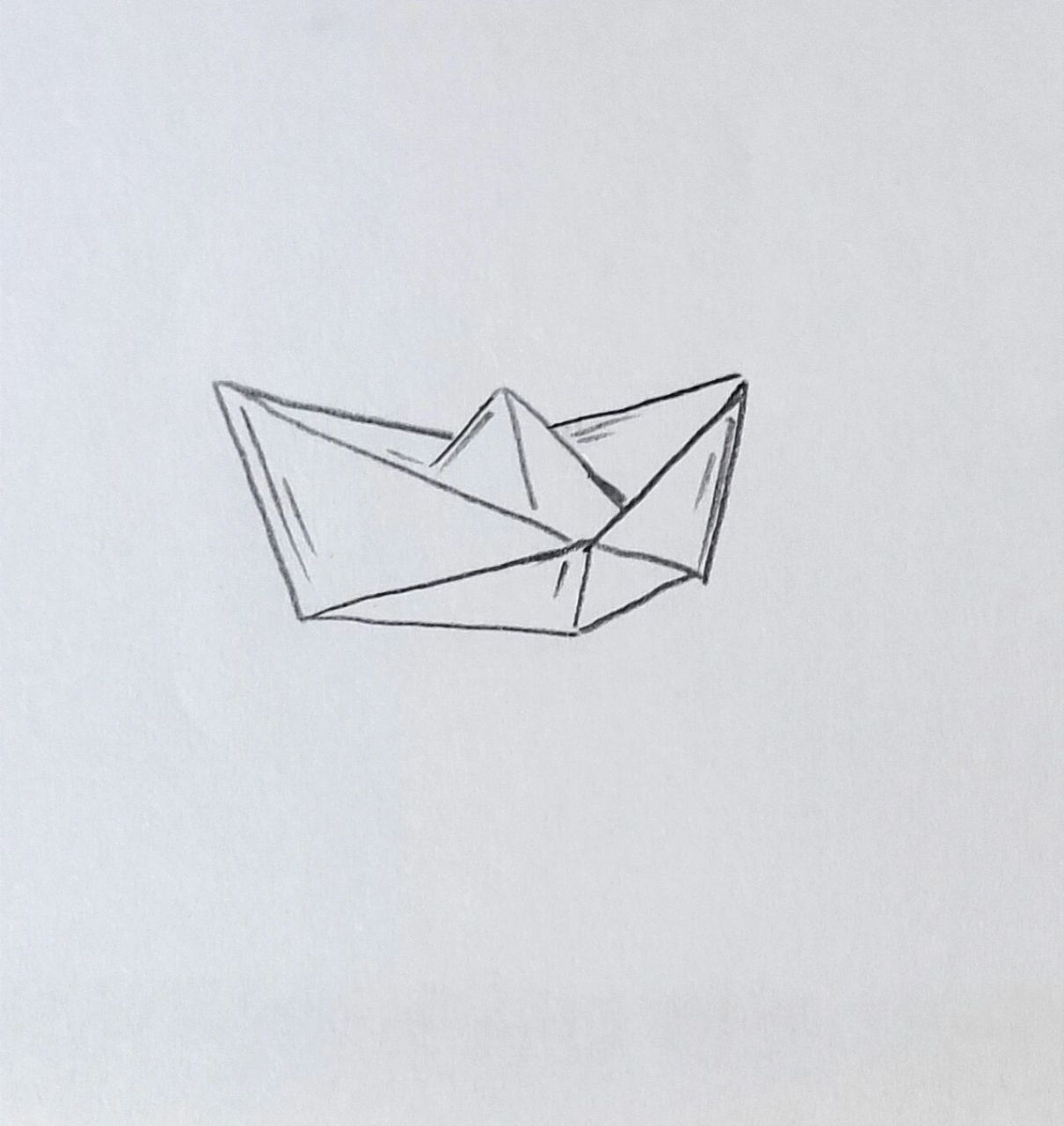 云里的小纸船/简笔画/附过程 临摹 7878