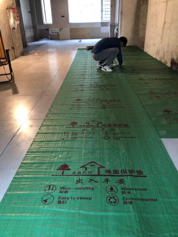 自己贴地面保护膜!省了1000多
