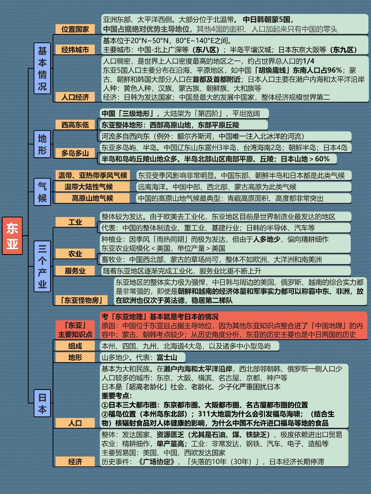 东亚知识结构思维导图图片