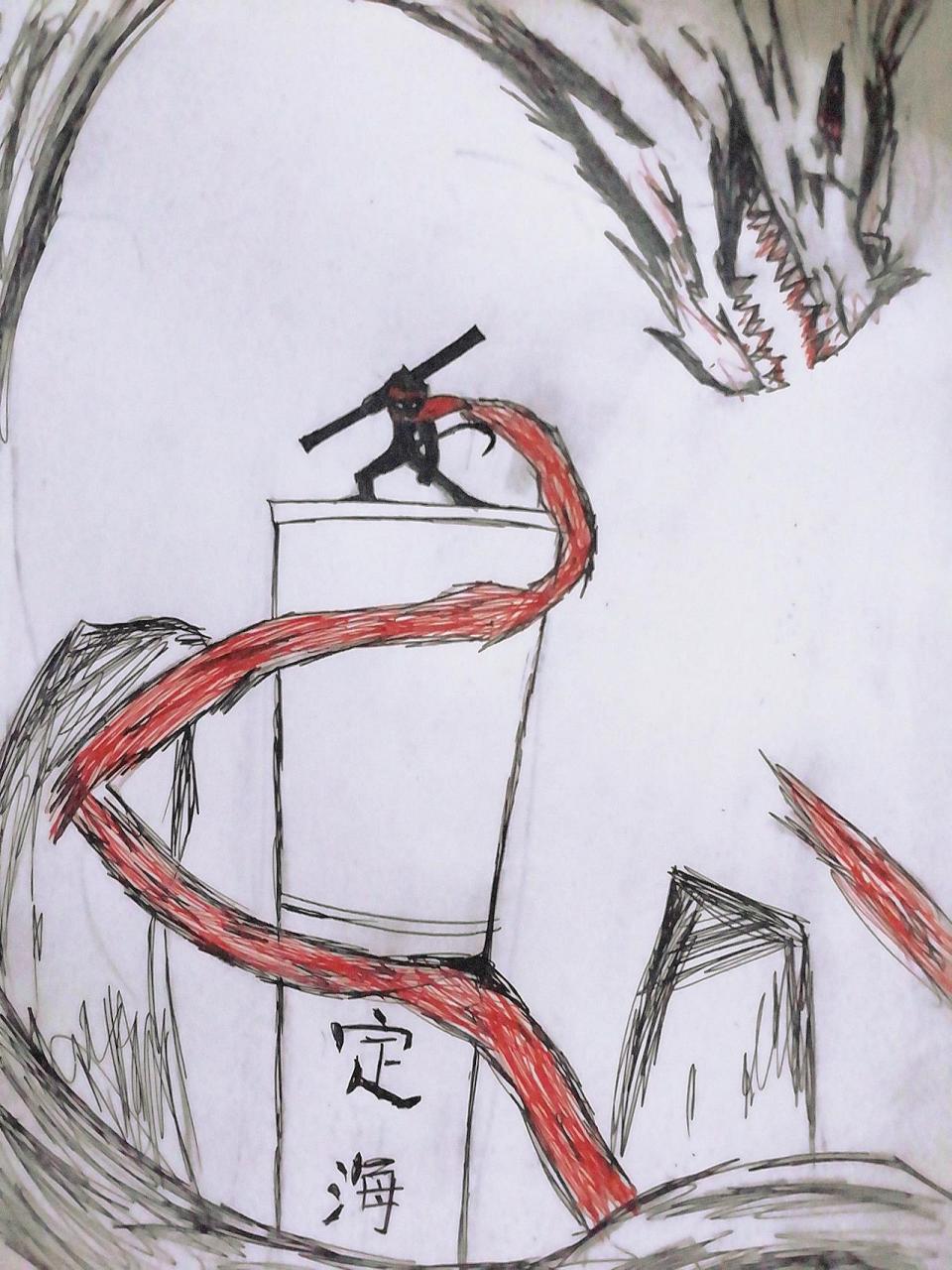 我又来画火柴人了,只不过这次是孙悟空7215 我又来画火柴人了,只