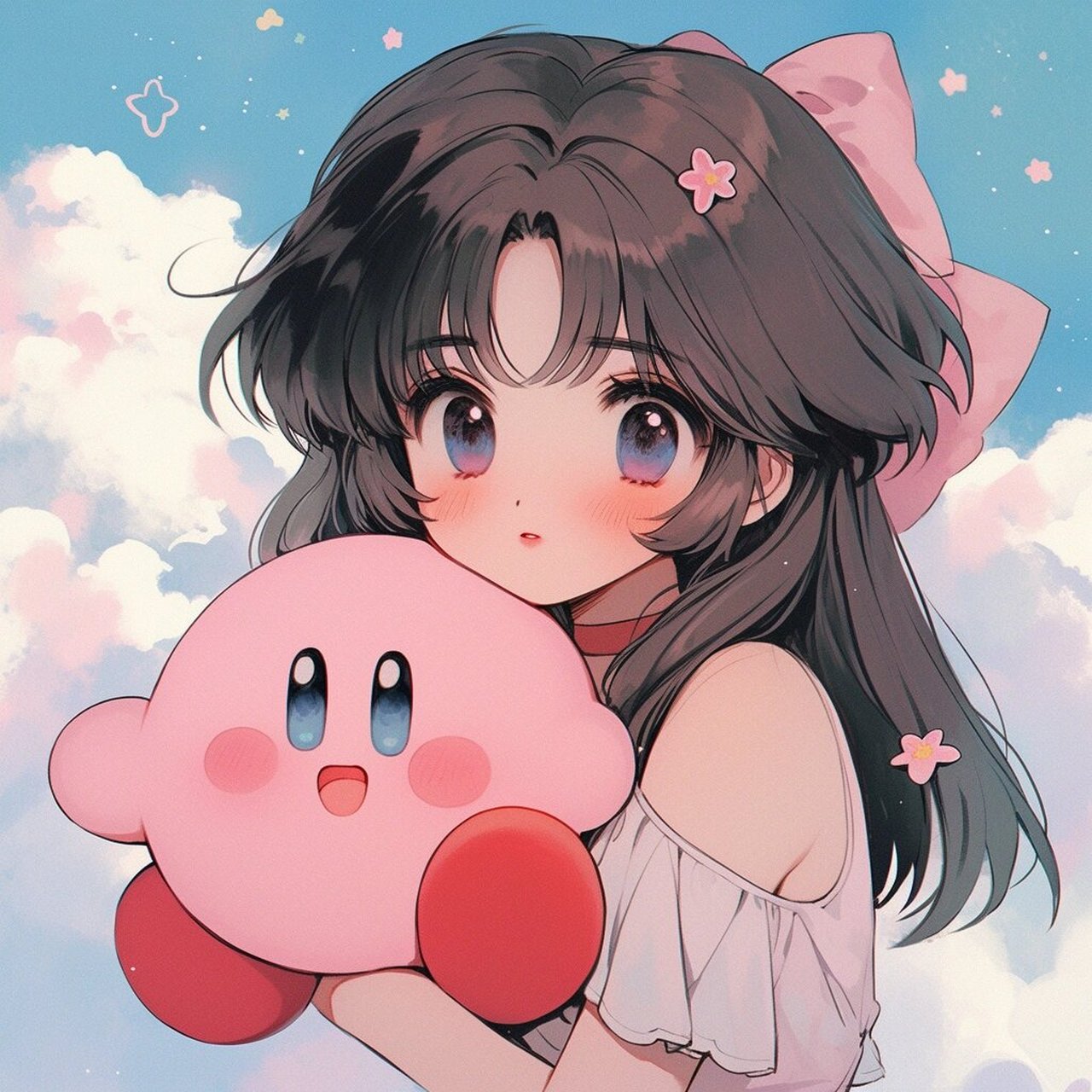 星之卡比可爱女生头像