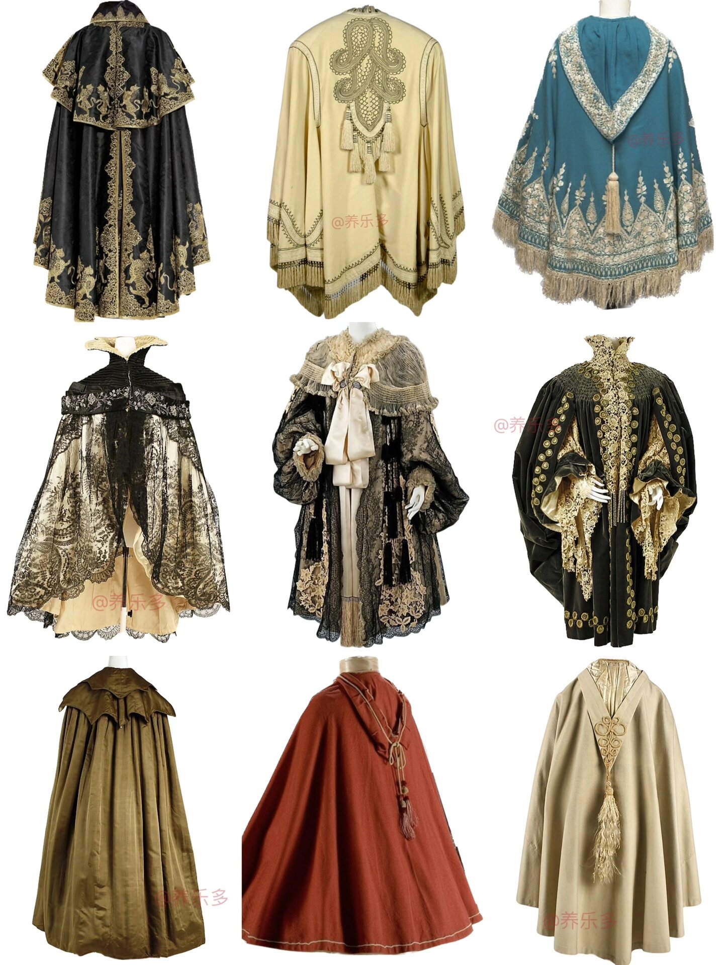 oc人狂喜系列之欧式披风斗篷合集
