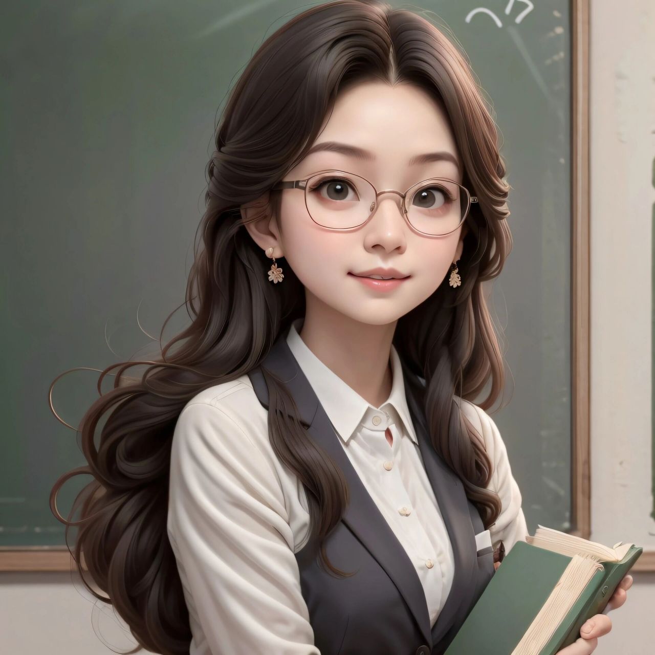 女生头像99996992职业系列之老师(语文老师) 姐妹们觉得怎么