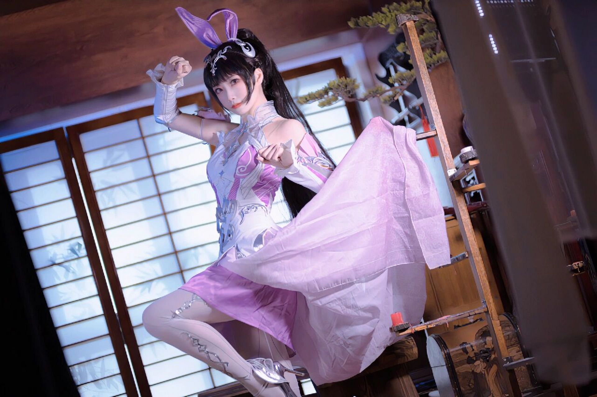 【兔年大吉】兔年就发套小舞cos 吧! 这套拖了一年啦,存个档!