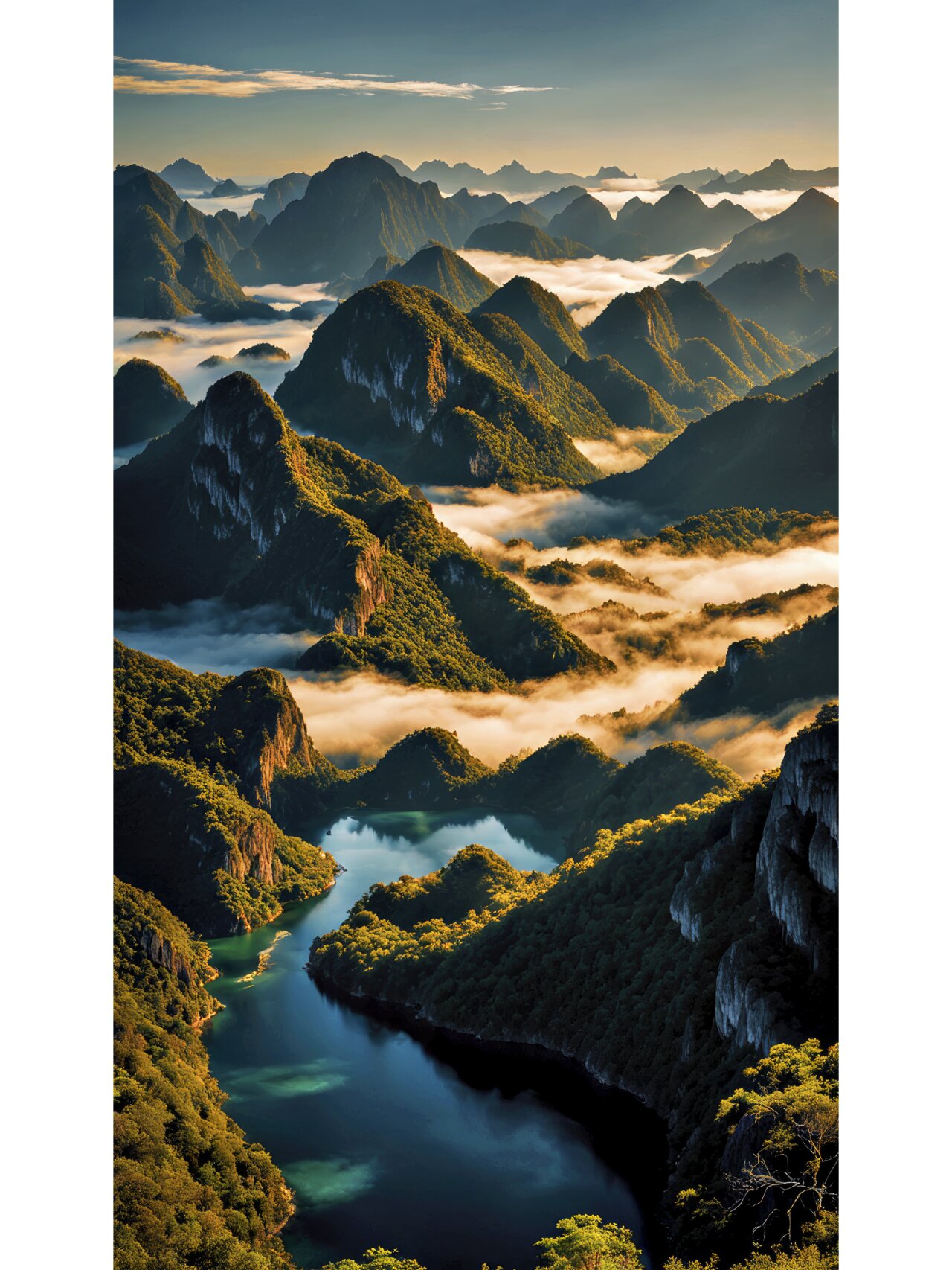 治愈系手机风景壁纸—群山 拿图请留痕,需要原图请私信,免费送.02