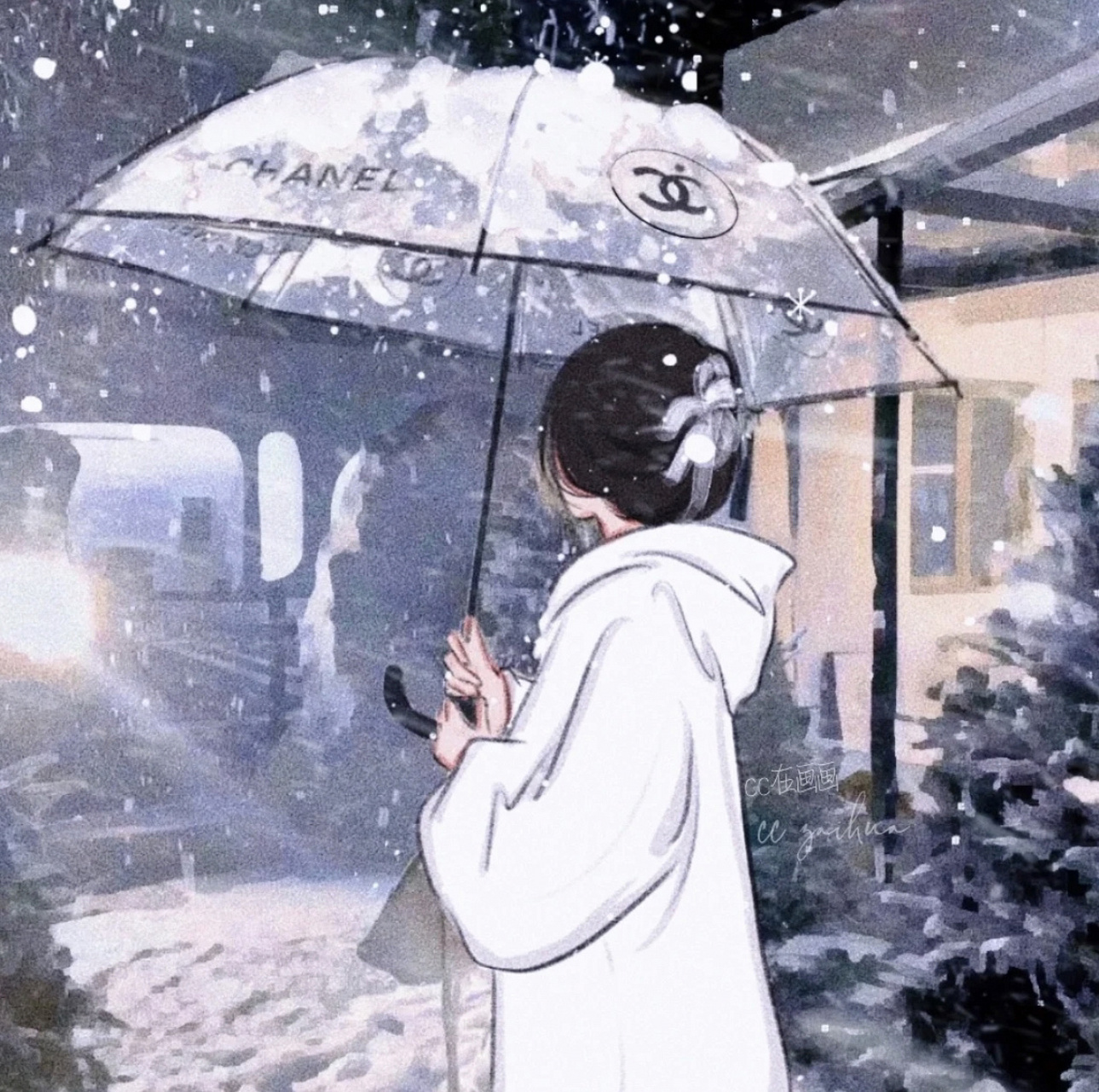 闺蜜头像|雪7615 披头发的版本来啦 ,快艾特你的闺蜜来 取图