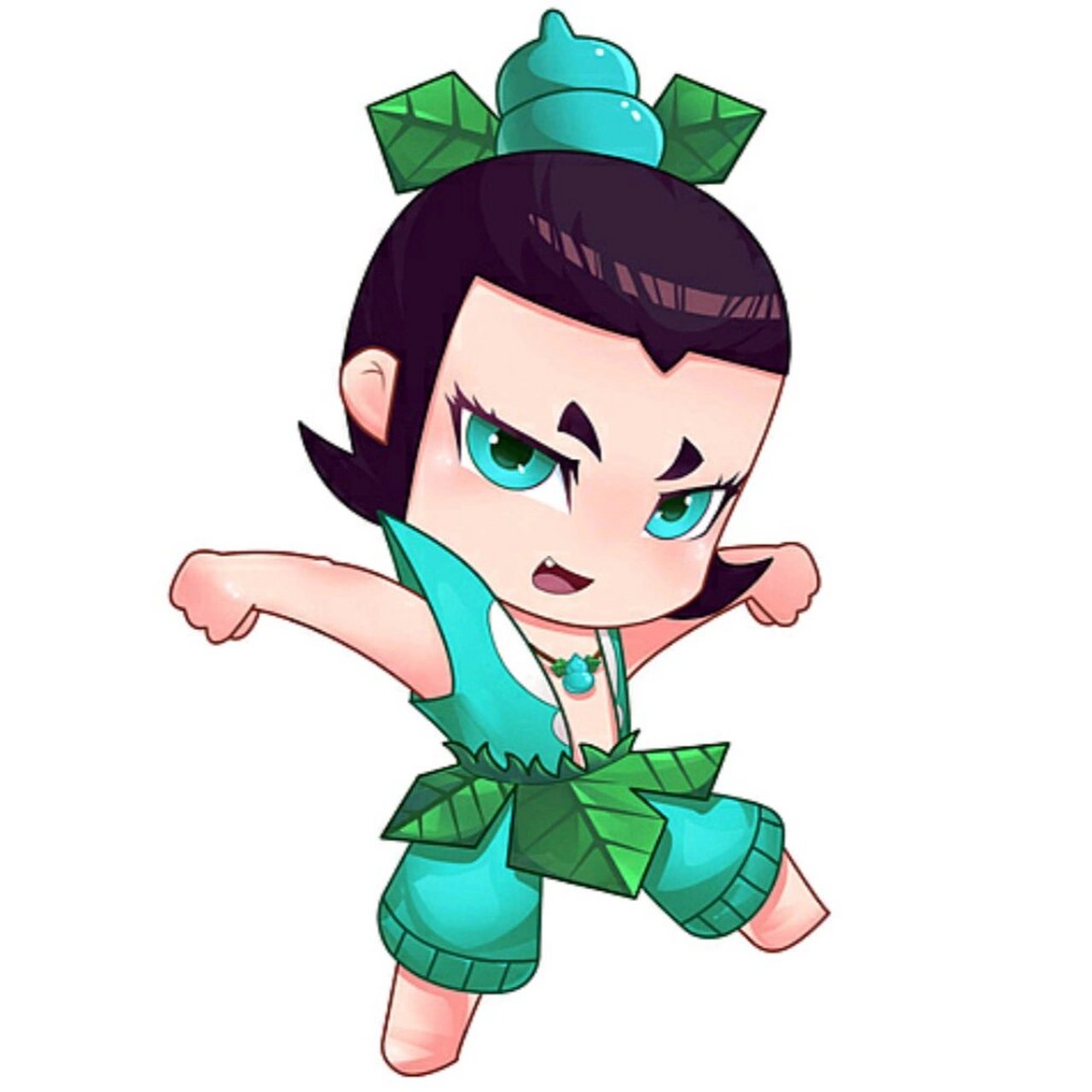 青娃五弟乃江河水神转世,可任意吞吐江河之水,虽然