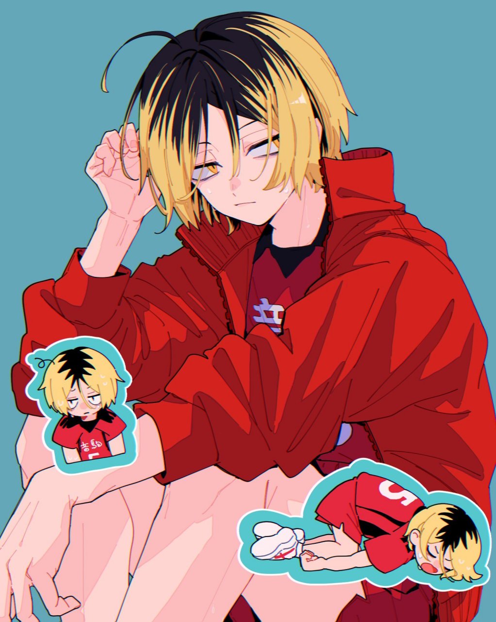 排球少年超话#排球少年#黑研好可爱,真好嗑 x:nasi___w2