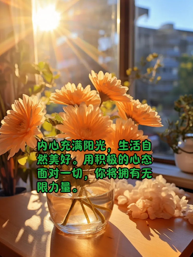 分享一些好心态,阳光和励志的短句,希望能给你带来一些正能量和鼓励!