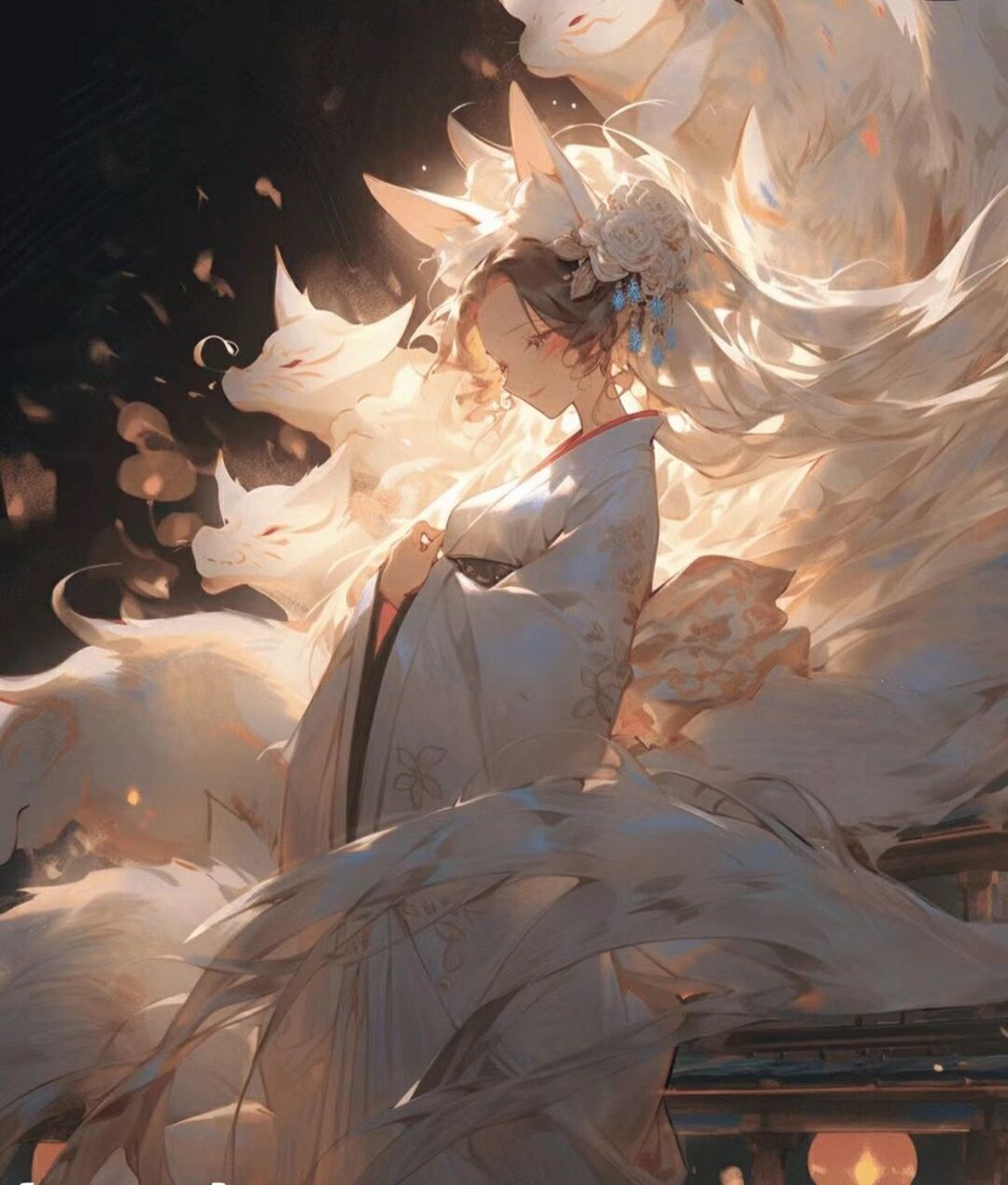 古风头像:九尾狐